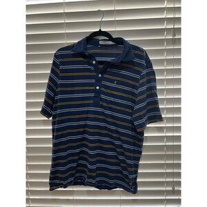 Criquet Mens Striped Polo Shirt - Size L‎